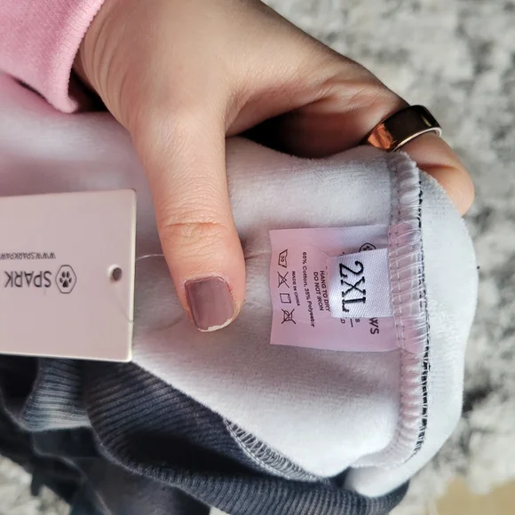 Blue Tie-Dye Dog Hoodie Size 2X But Runs Small - Picture 2 of 12